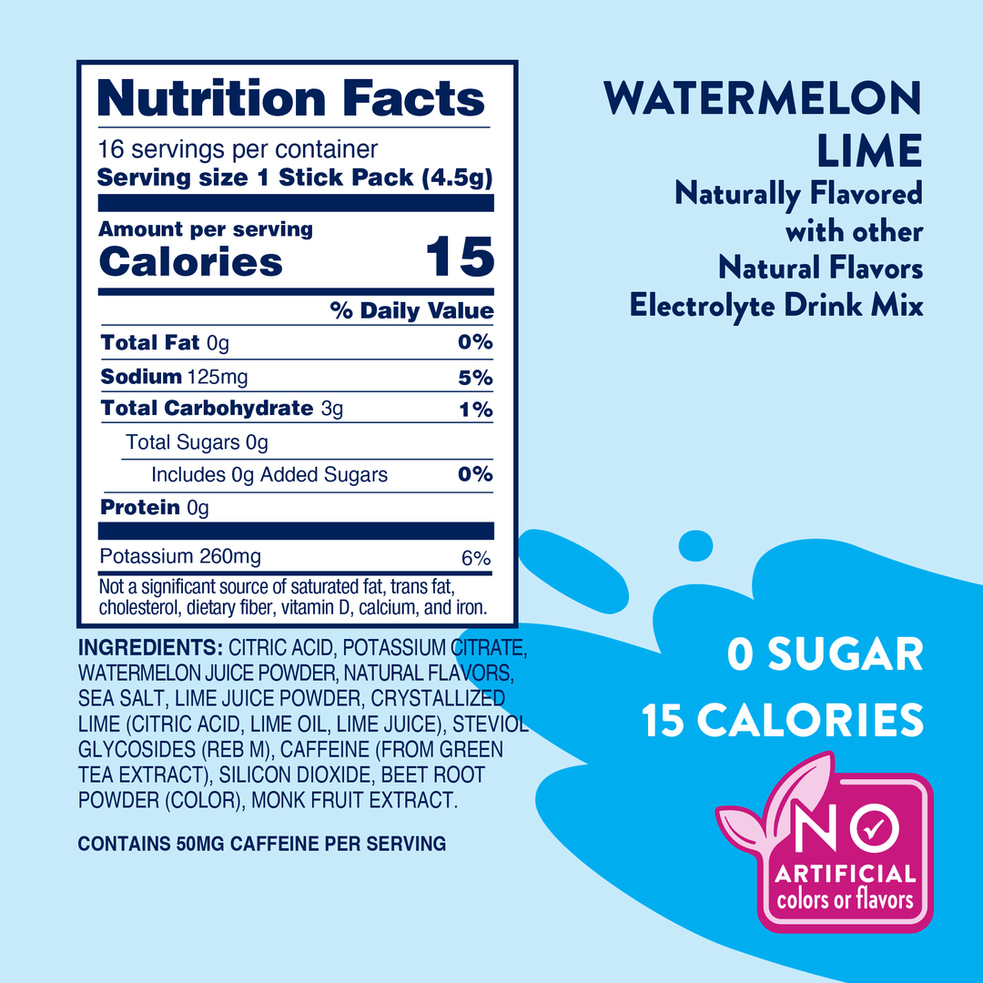 Refresher Stix Drink Mix 16 ct - Watermelon Lime