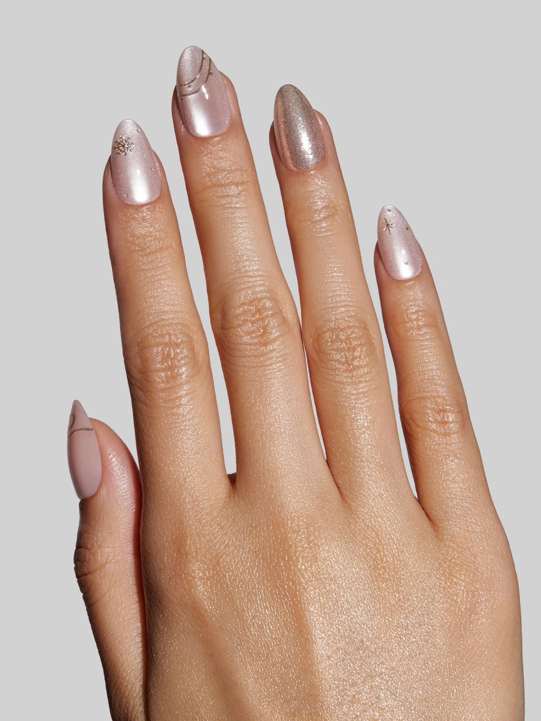 Wrapped in Gold Press-On Nails by Celebritips