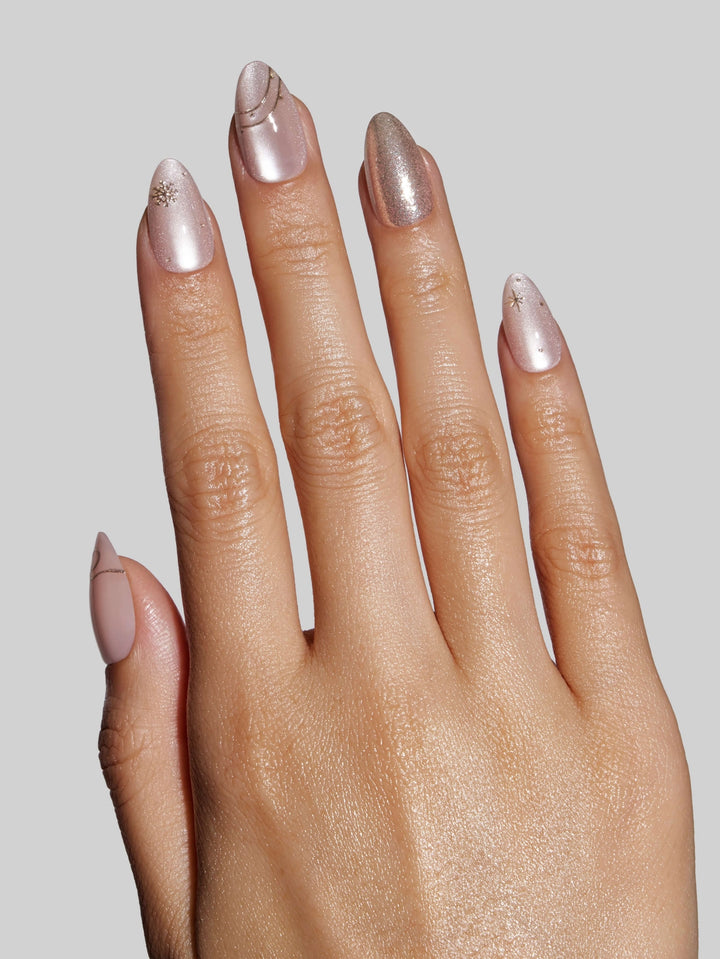 Wrapped in Gold Press-On Nails by Celebritips