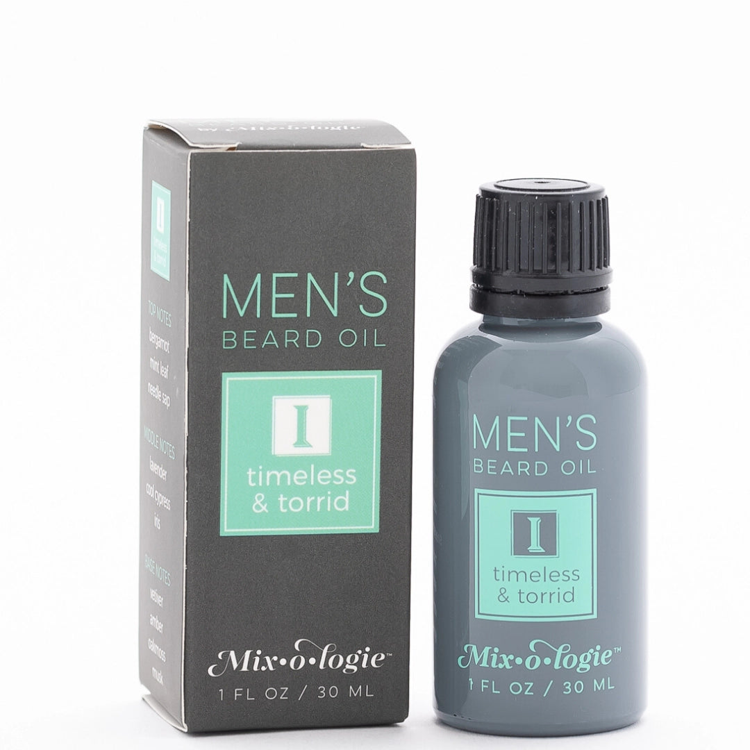 Men's I (Timeless & Torrid) | Beard OiI By Mixologie (Ready To Ship)