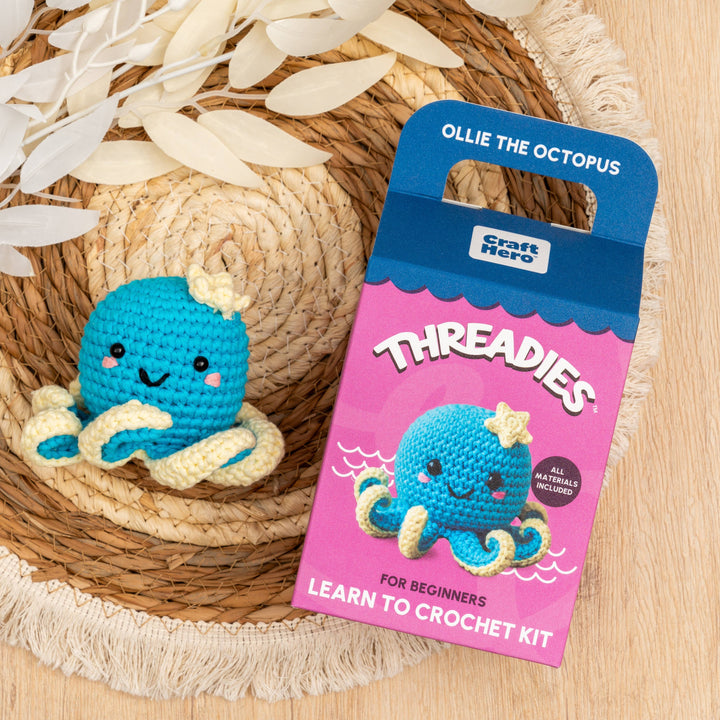 Crochet Kit for Beginners - Ollie the Octopus