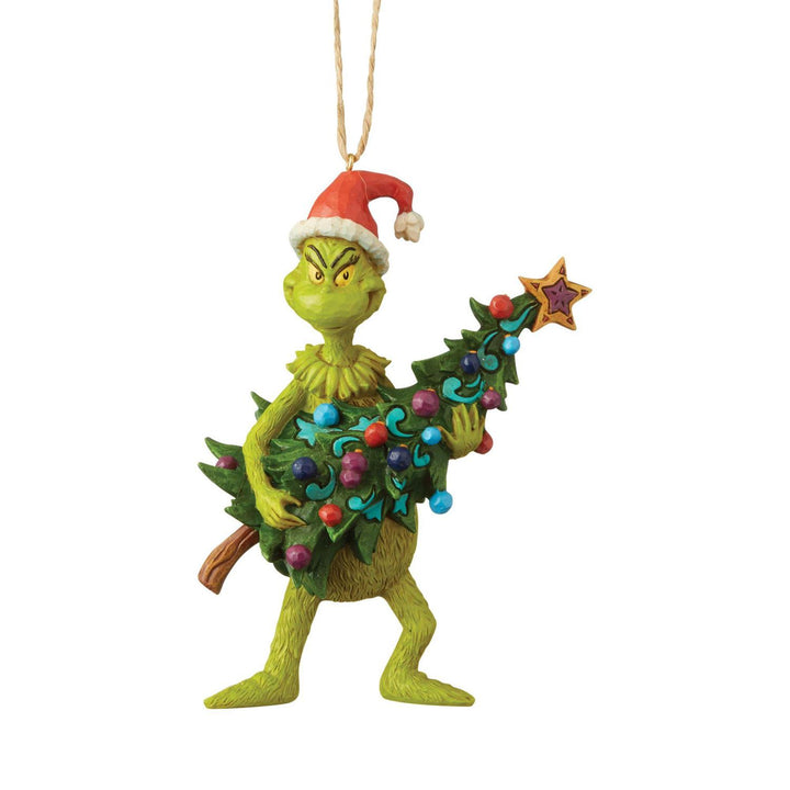 Grinch With Tree Ornament