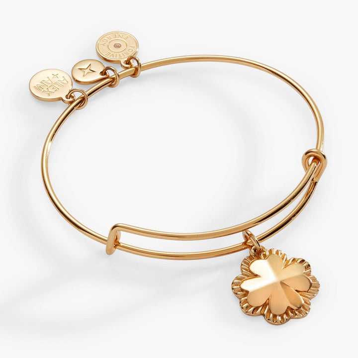 Four-Leaf Clover Charm Bangle Bracelet by Alex + Ani (Ships in 2-3 Weeks)