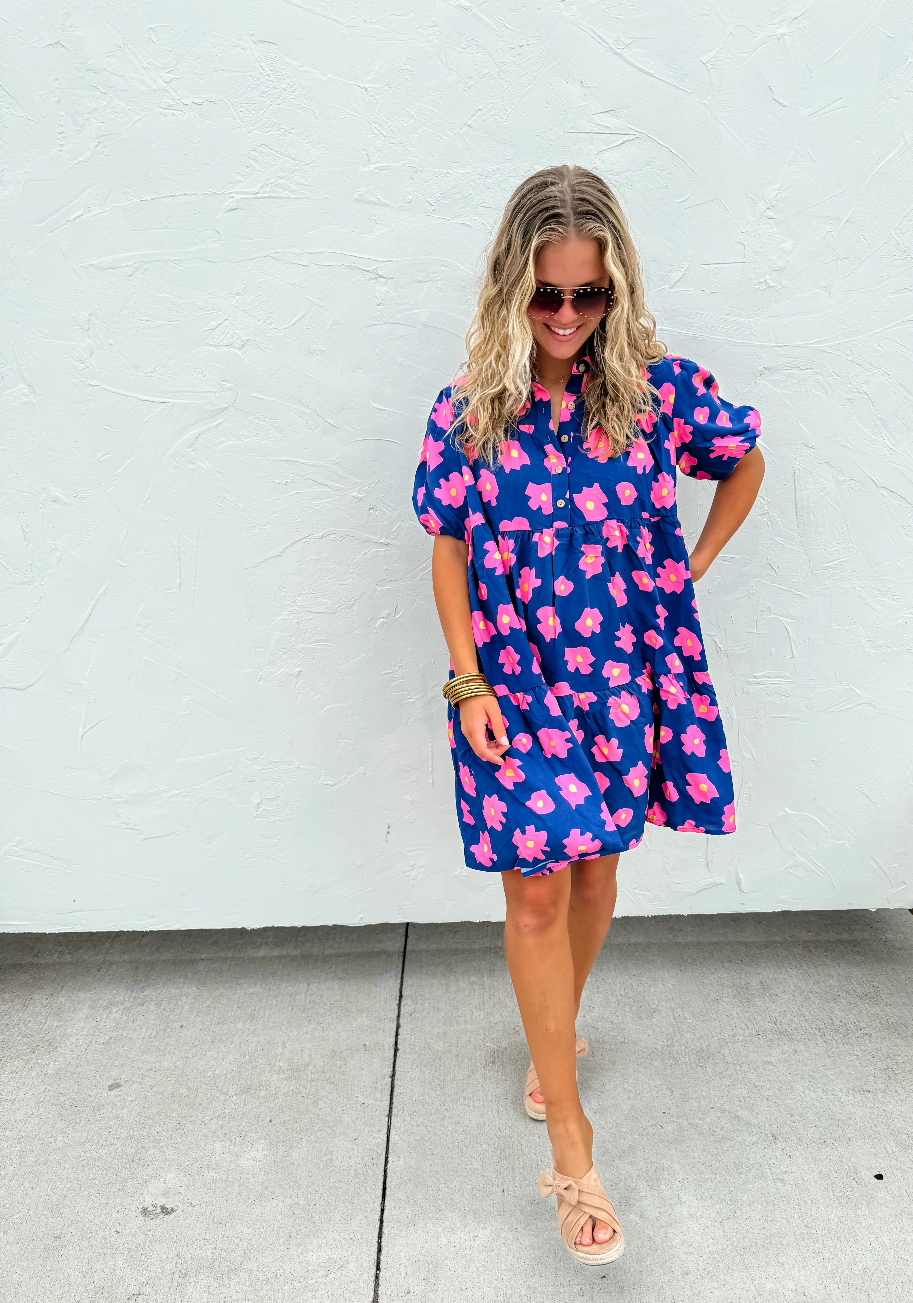 PREORDER: Summer Blooms Floral Dress in Two Colors (Ships Early July)