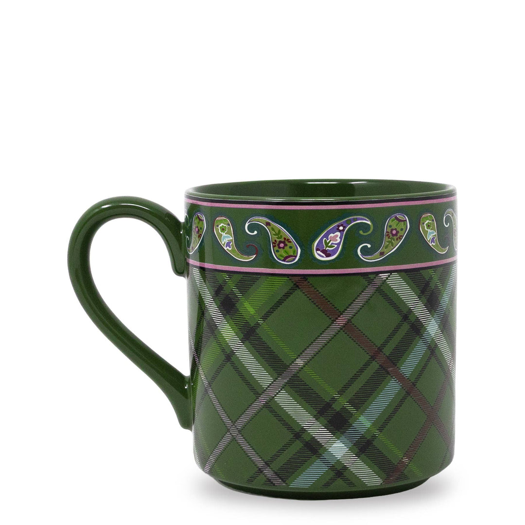 Ceramic Mug - Chelsea Green Plaid by Vera Bradley