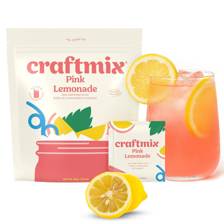 Craftmix Pink Lemonade Drink Mixer 12 Pack
