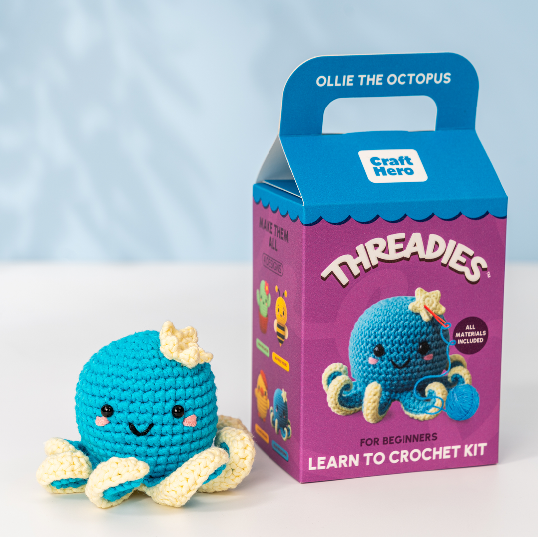 Crochet Kit for Beginners - Ollie the Octopus