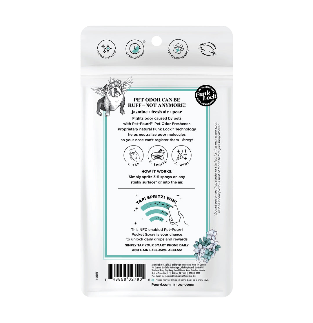 Pet~Pourri Air+Fabric Pet Odor Freshener 1oz Pocket Sprayer by ~Pourri