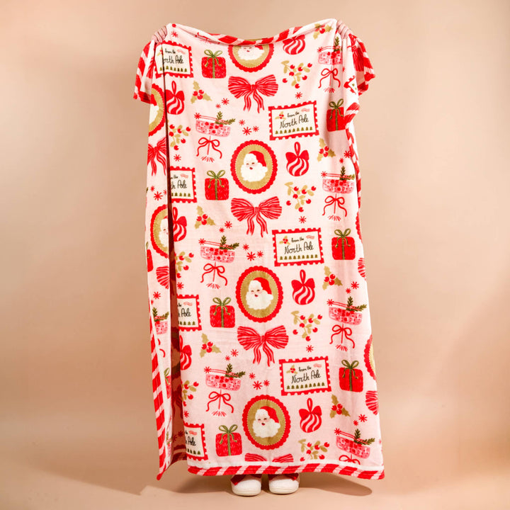 Snuggle Up Plush Blanket - Mistletoe Magic by The Darling Effect