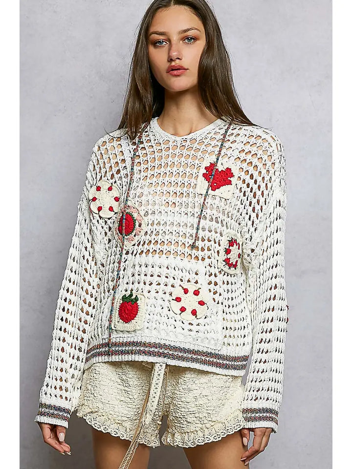 Novelty Knit Hoodie by POL