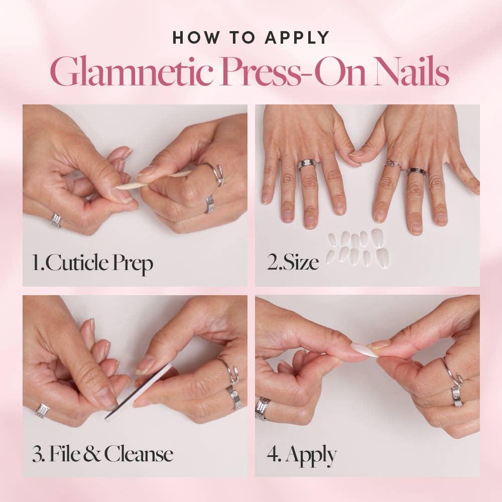 Press-On Glamnetic Nails - Lilac