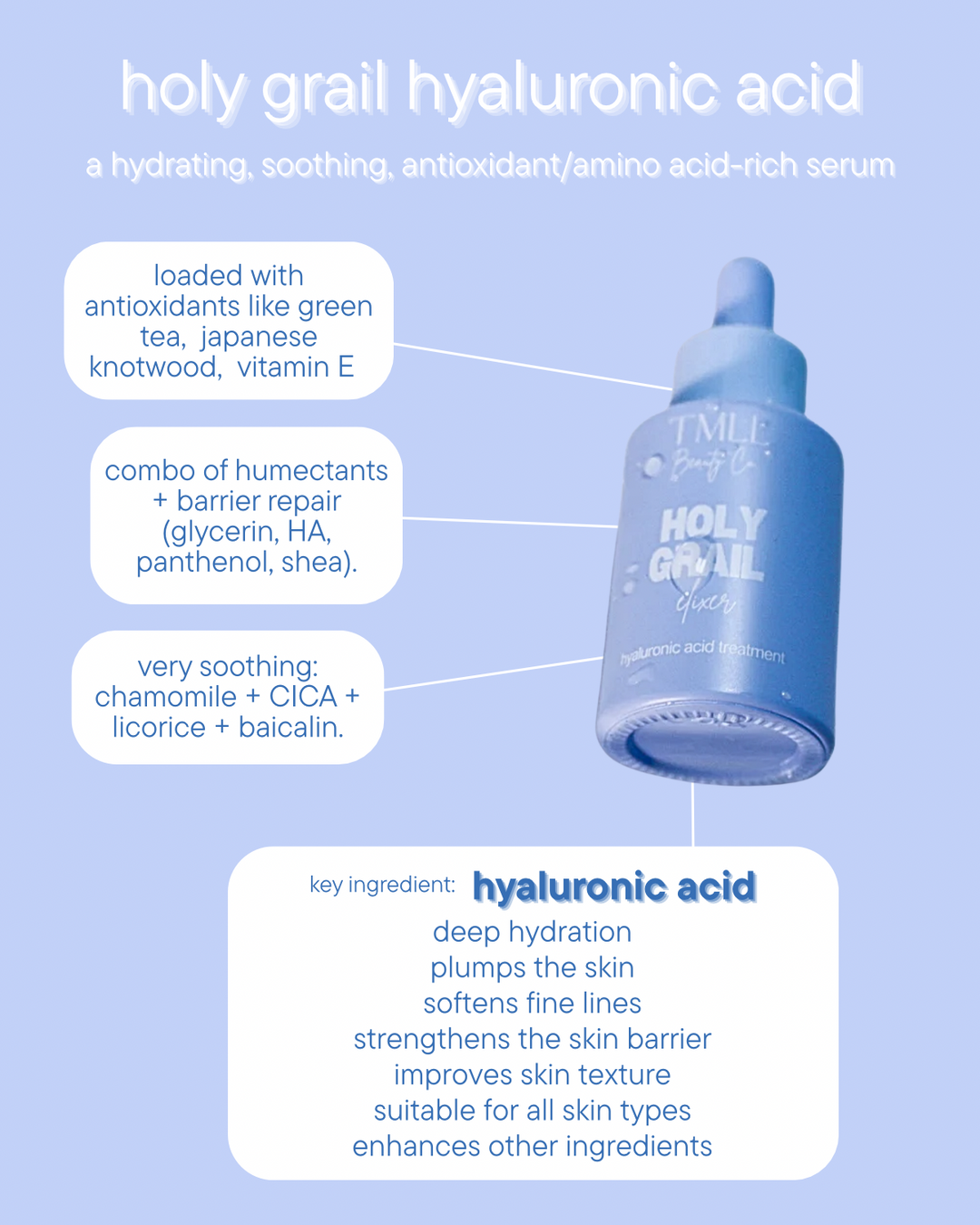 JULY PREORDER: TMLL Skin Candy Holy Grail Hyaluronic Acid Elixir by TMLL (Ships in 2-3 Weeks)