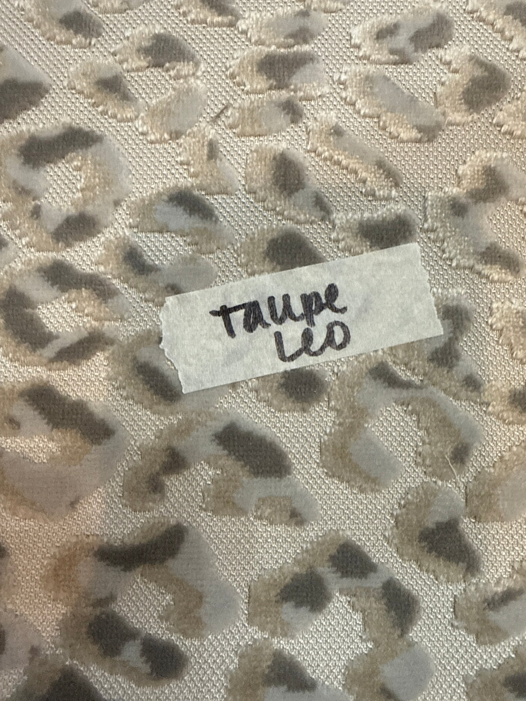 MJ TX PREPO SINGLE LADIES: Taupe Leo Mini Top Zip by Makeup Junkie (Ships in 3-4 Weeks)