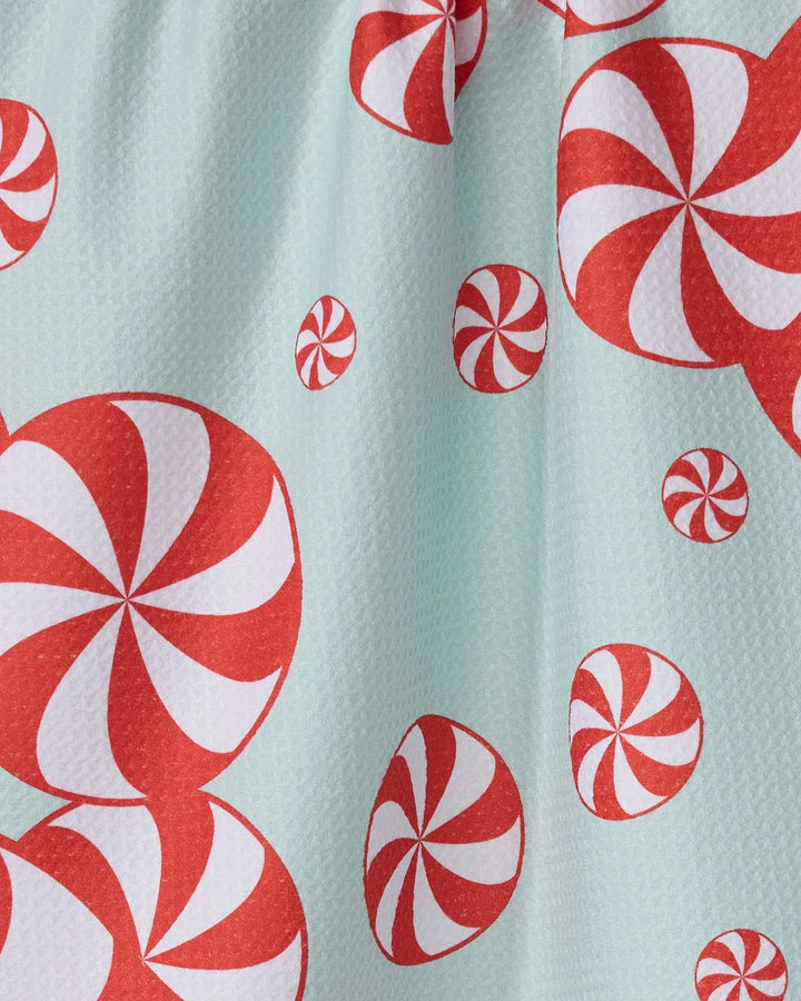 Peppermint Swirl Tea Towel By Geometry