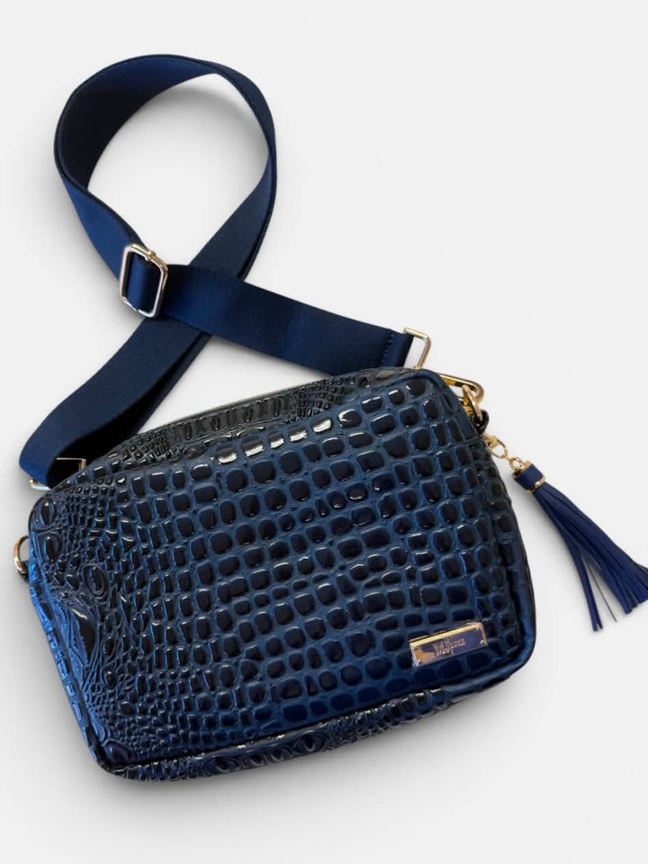 MJ VAULT RELEASE: Luxe Navy Bubble Gator by Makeup Junkie (Ships in 5-6 Weeks)