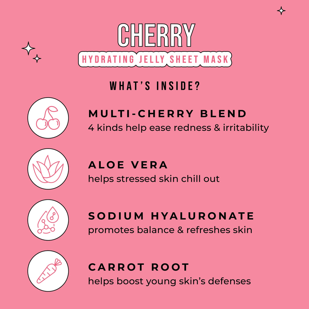 Slushy Kid's Face Mask - Cherry