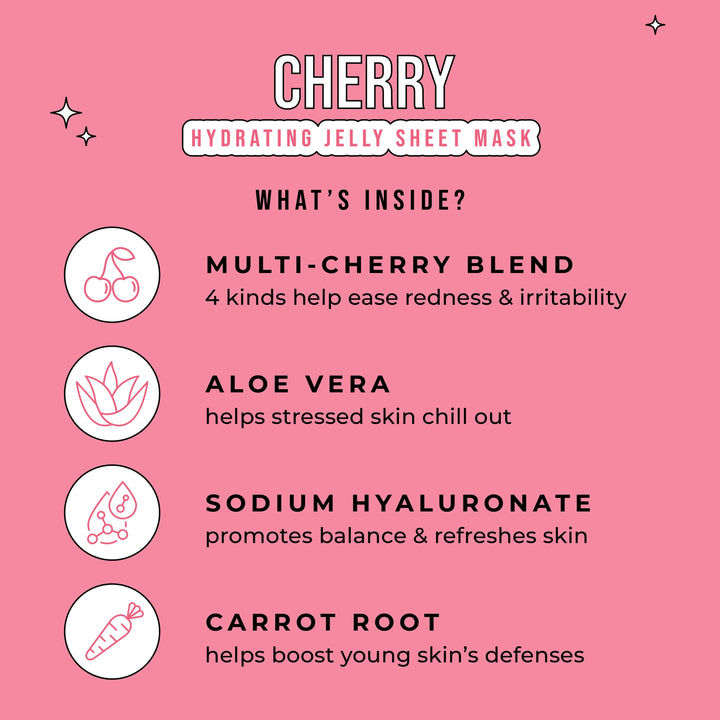 Slushy Kid's Face Mask - Cherry