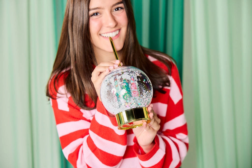 Let It Snow Globe Sipper Cup