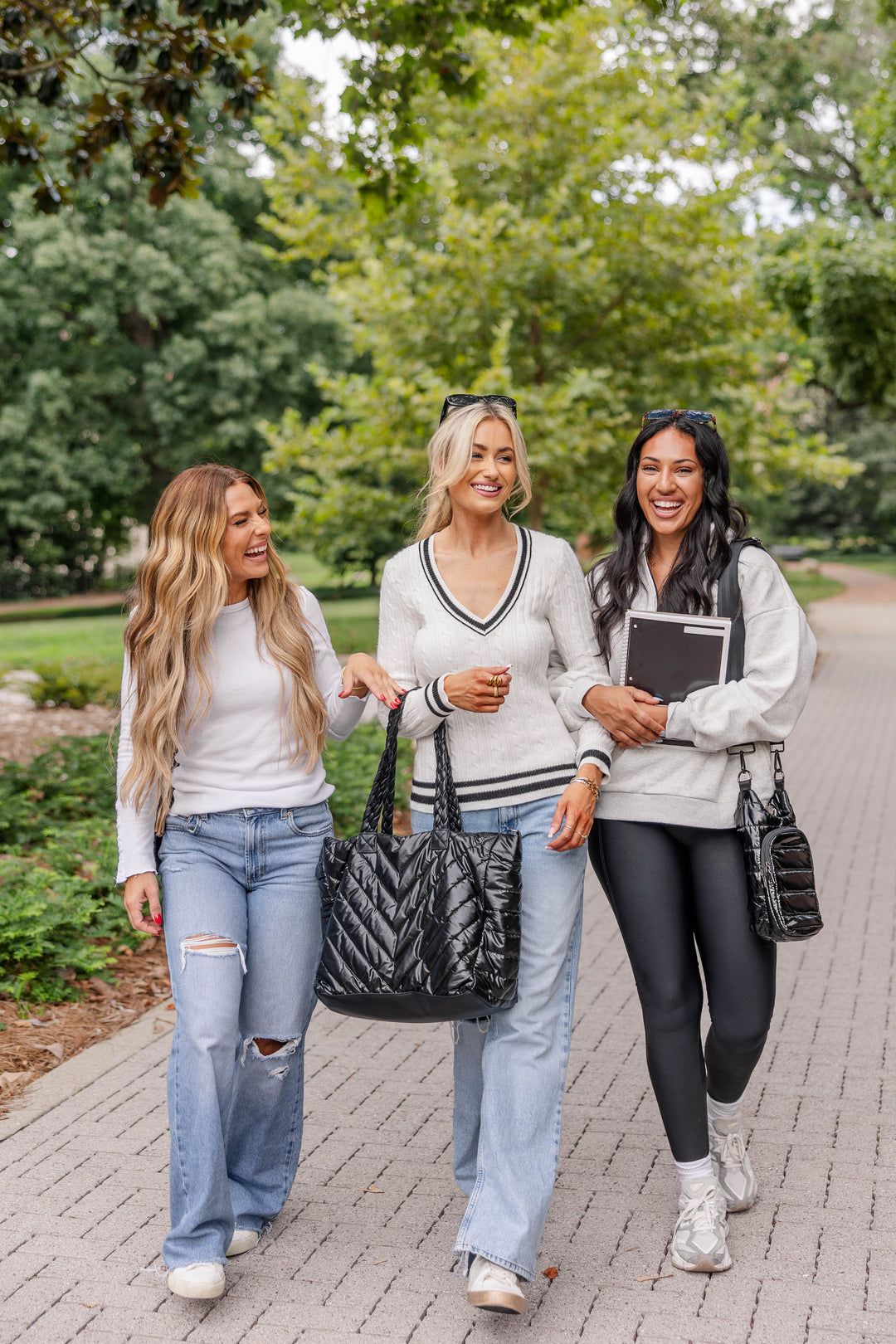JUNE MARKET: Black Quilted HydroTote® by Wanderfull (Ships in 2-3 Weeks)