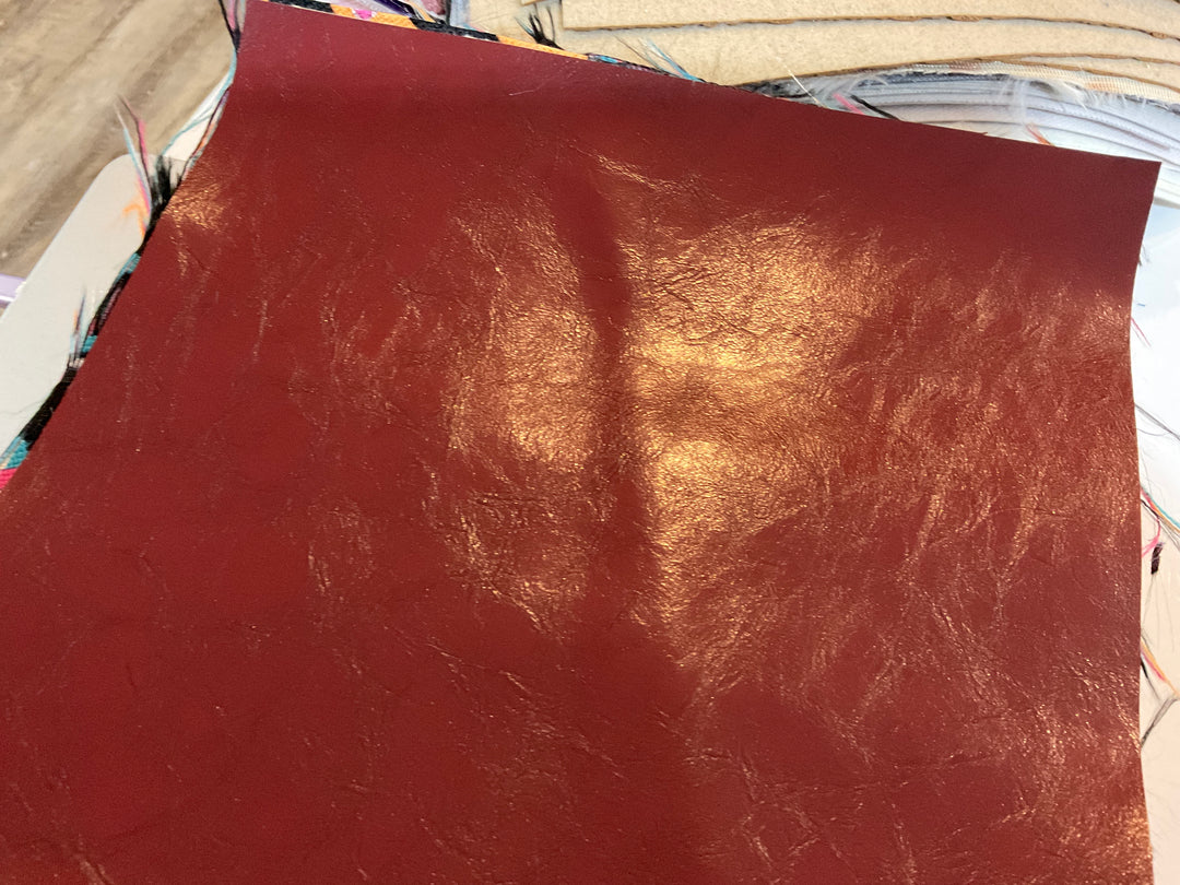 Red Moonstone Mini Top Zip Single Ladies by Makeup Junkie Bags 10/5 (Ships in 4-5 Weeks)