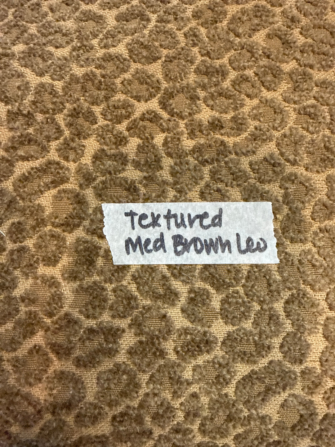 MJ TX PREPO SINGLE LADIES: Textured Md. Brown Leopard Mini Top Zip by Makeup Junkie (Ships in 3-4 Weeks)