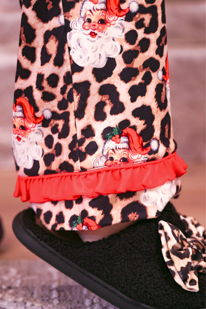 Santa Safari Chic Ruffle Pajama Set by Jess Lea (PREORDER: Ships in October)