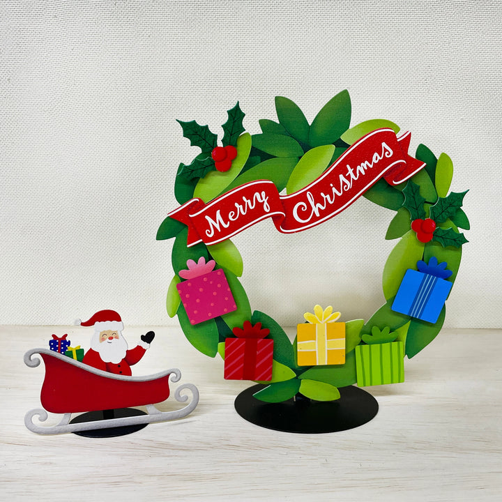 Santa in Sleigh Magnet by Roeda