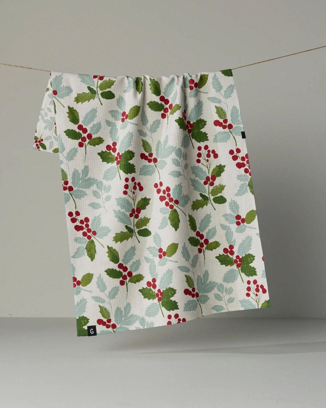 Holly Lane Luxe Kitchen Towel by Geometry