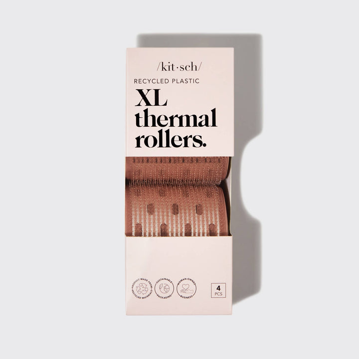 XL Thermal Rollers 4pc Set - Terracotta
