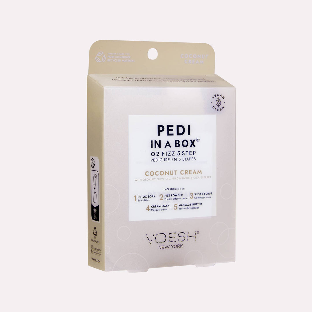 Pedi in a Box 5 Step O2 Fizz - Coconut Cream