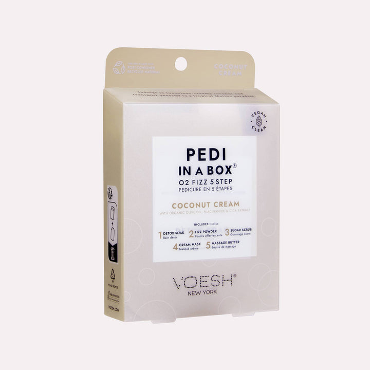 Pedi in a Box 5 Step O2 Fizz - Coconut Cream