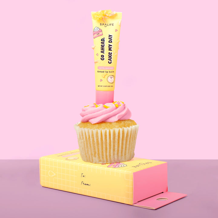 Go Ahead, Cake My Day Tinted Lip Balm (Vanilla Scented)