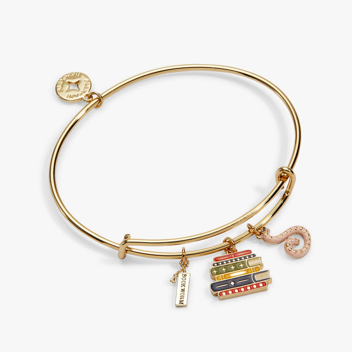 Book Club Multicharm Bangle Bracelet by Alex + Ani (Ships in 2-3 Weeks)