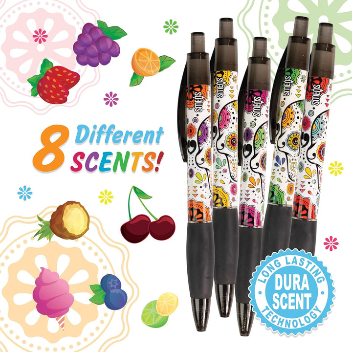 Sugar Skull Scented Pen 8 Pack