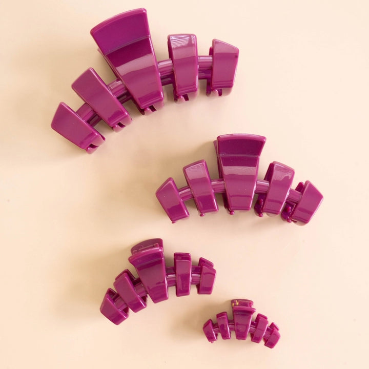 Tiny Teleties Claw Clip - Mulberry