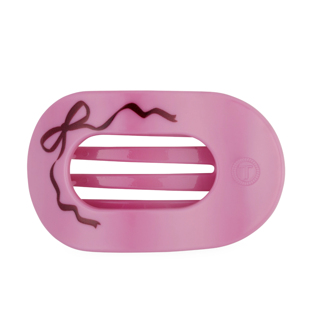 Large Teleties Flat Oval Clip - Just Add a Bow