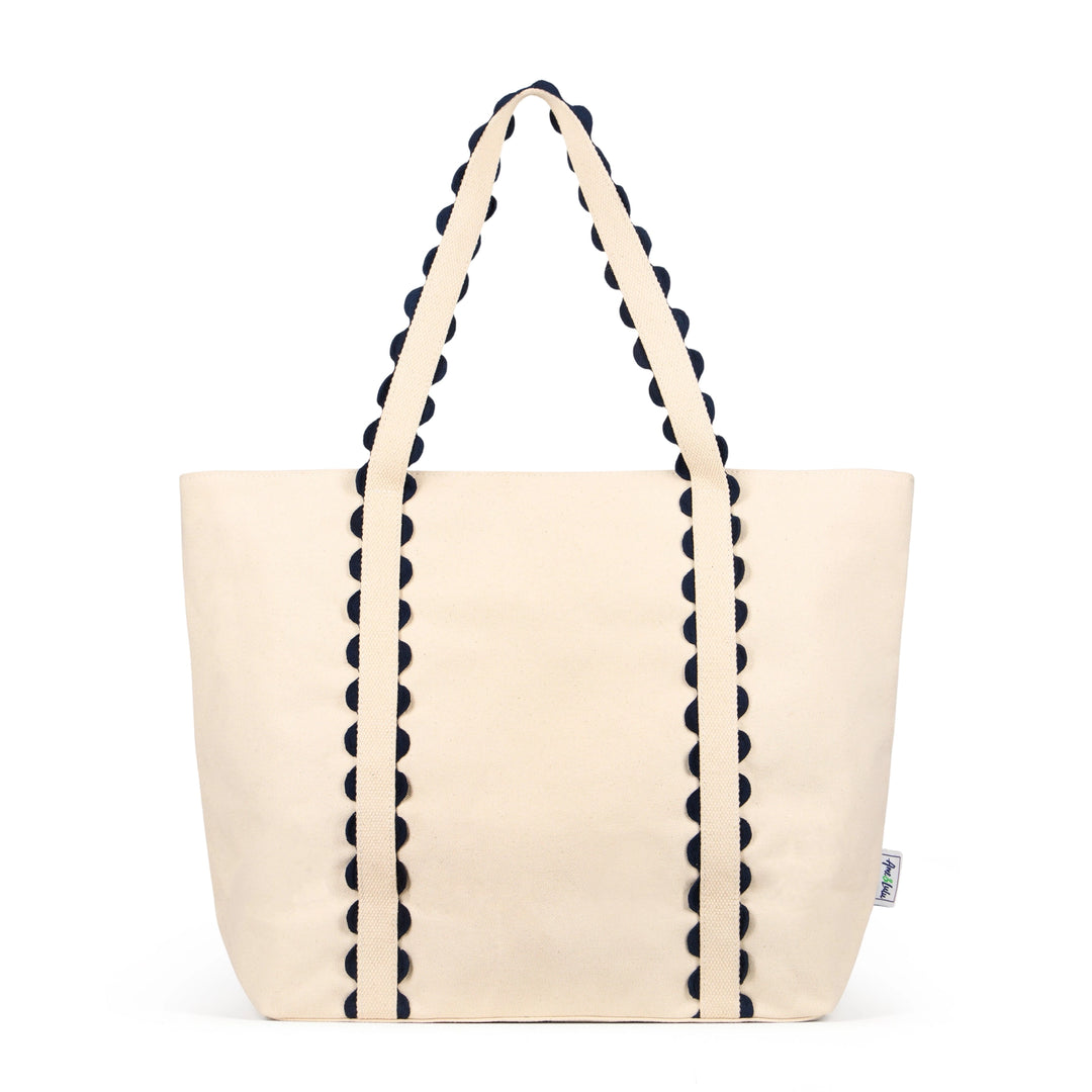 Nantucket Beach Tote - Navy Natural
