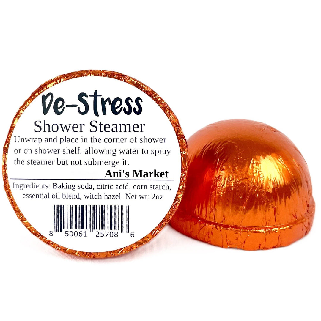 Aromatherapy Shower Steamer - De-Stress Tangerine Ginger