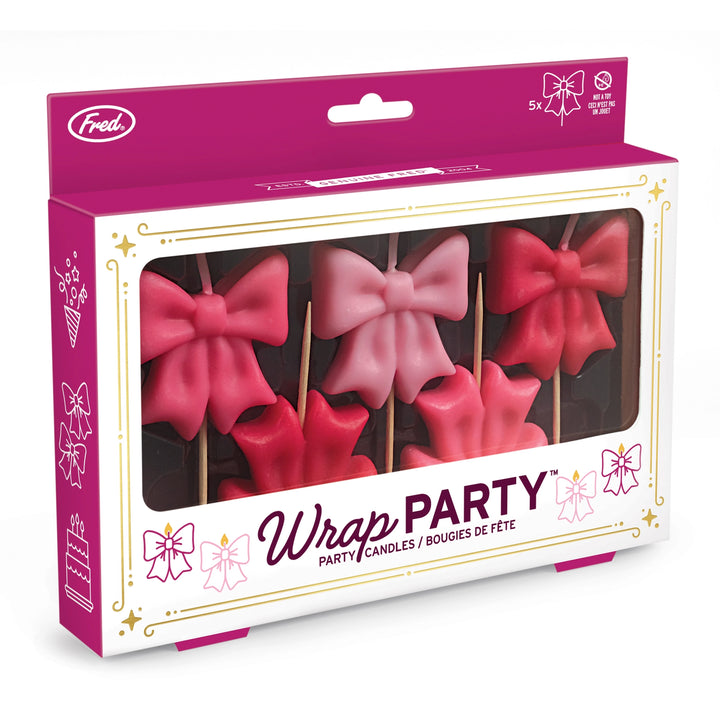 Wrap Party Bow Cake Candles