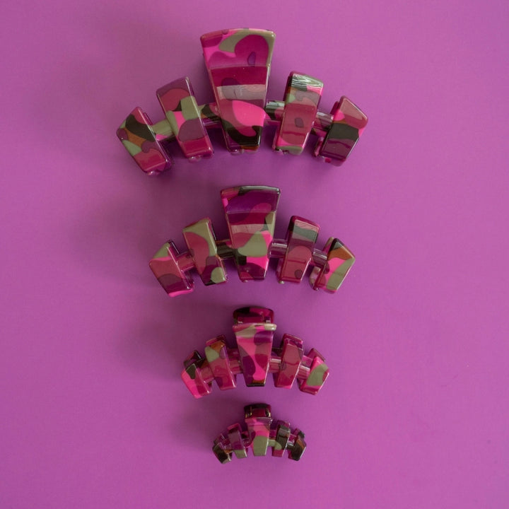 Medium Teleties Claw Clip - Garden Glam