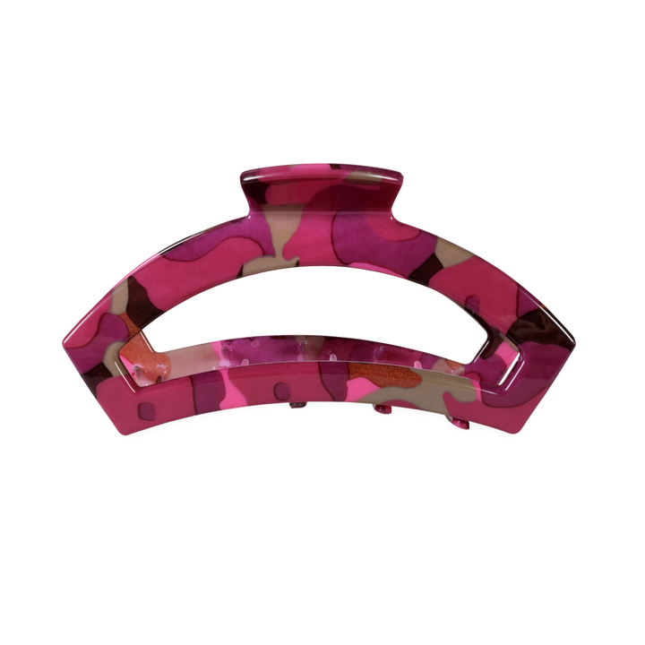 Medium Teleties Open Claw Clip - Garden Glam