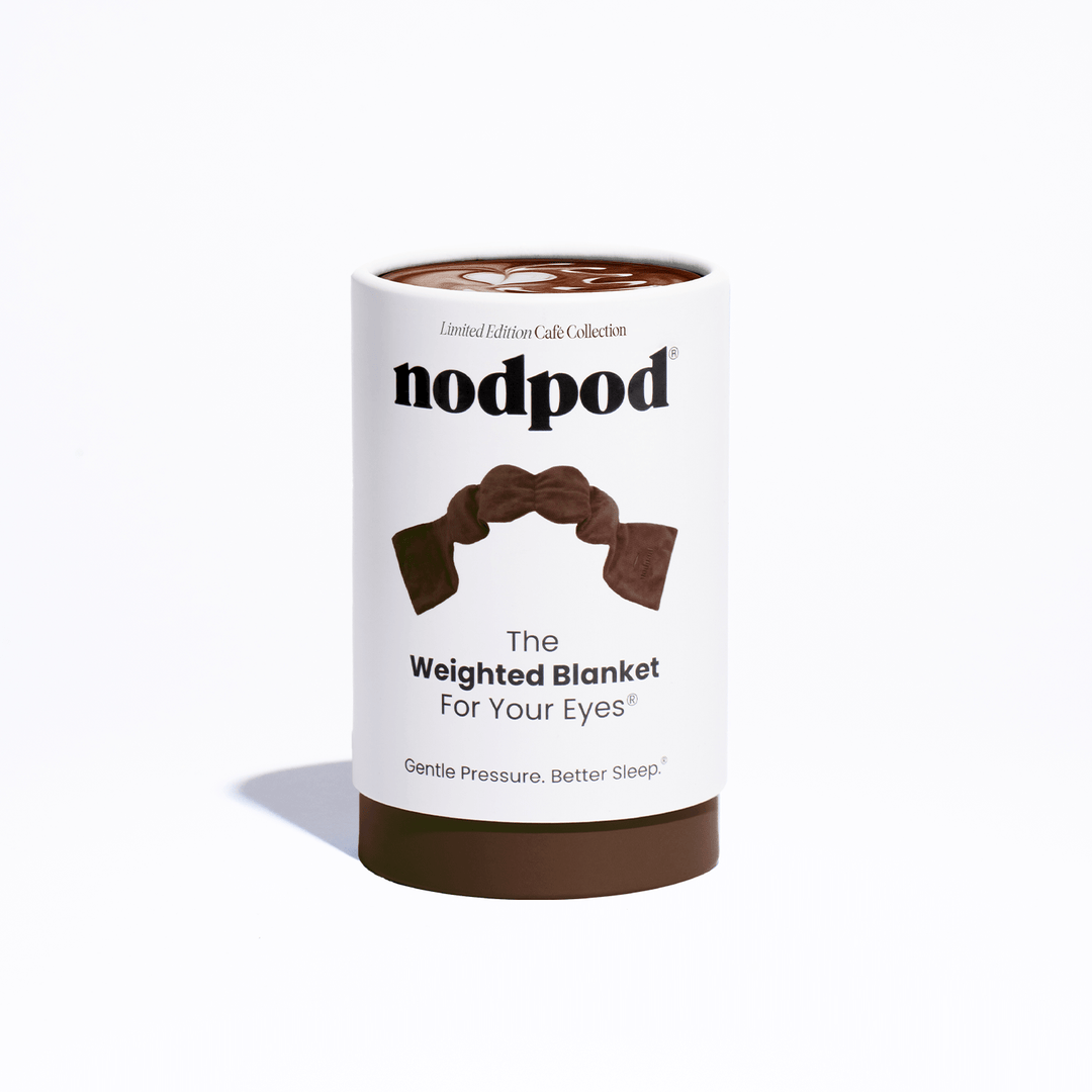 Weighted Sleep Mask - Espresso by nodpod