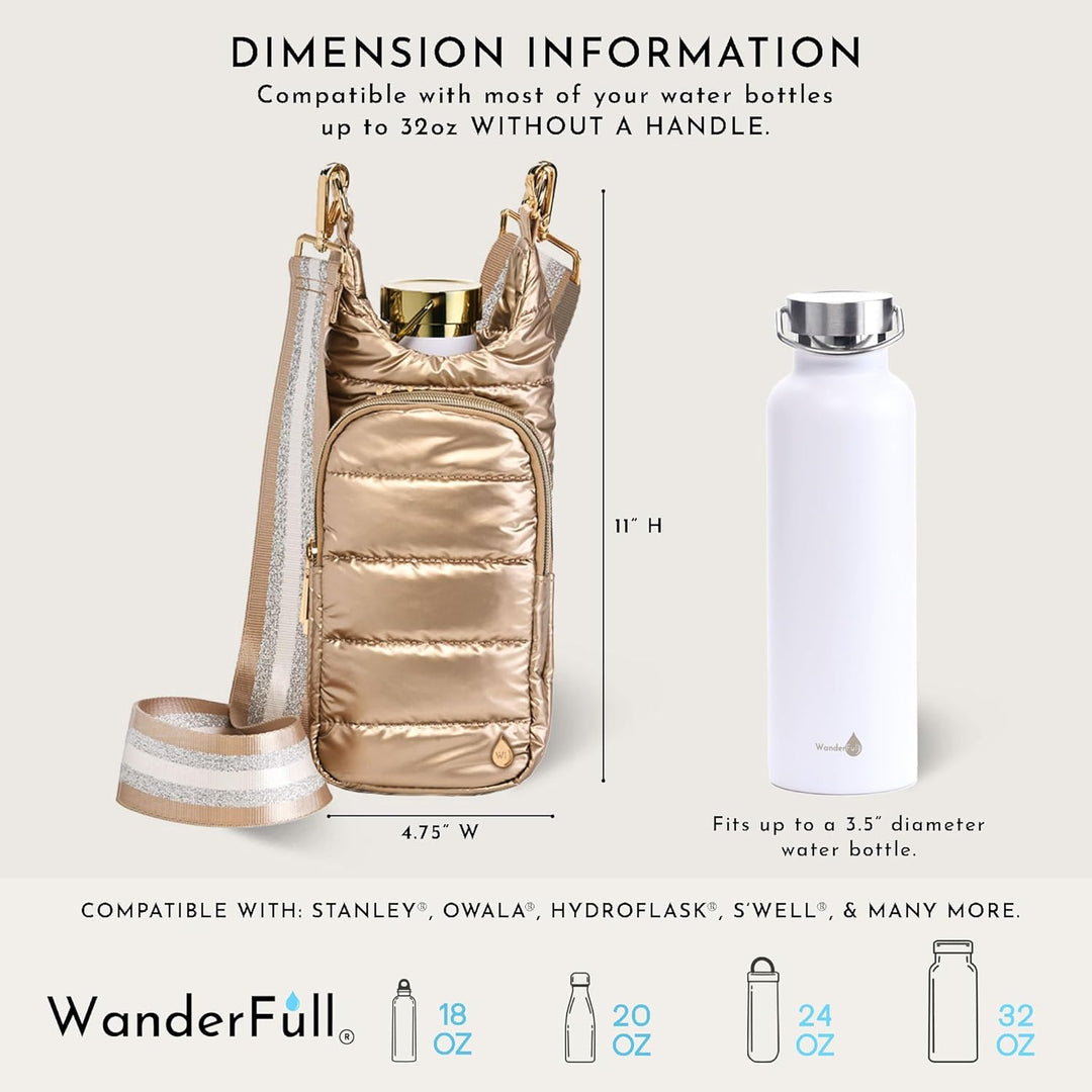 JUNE MARKET: Gold Shiny HydroBag® by Wanderfull (Ships in 2-3 Weeks)
