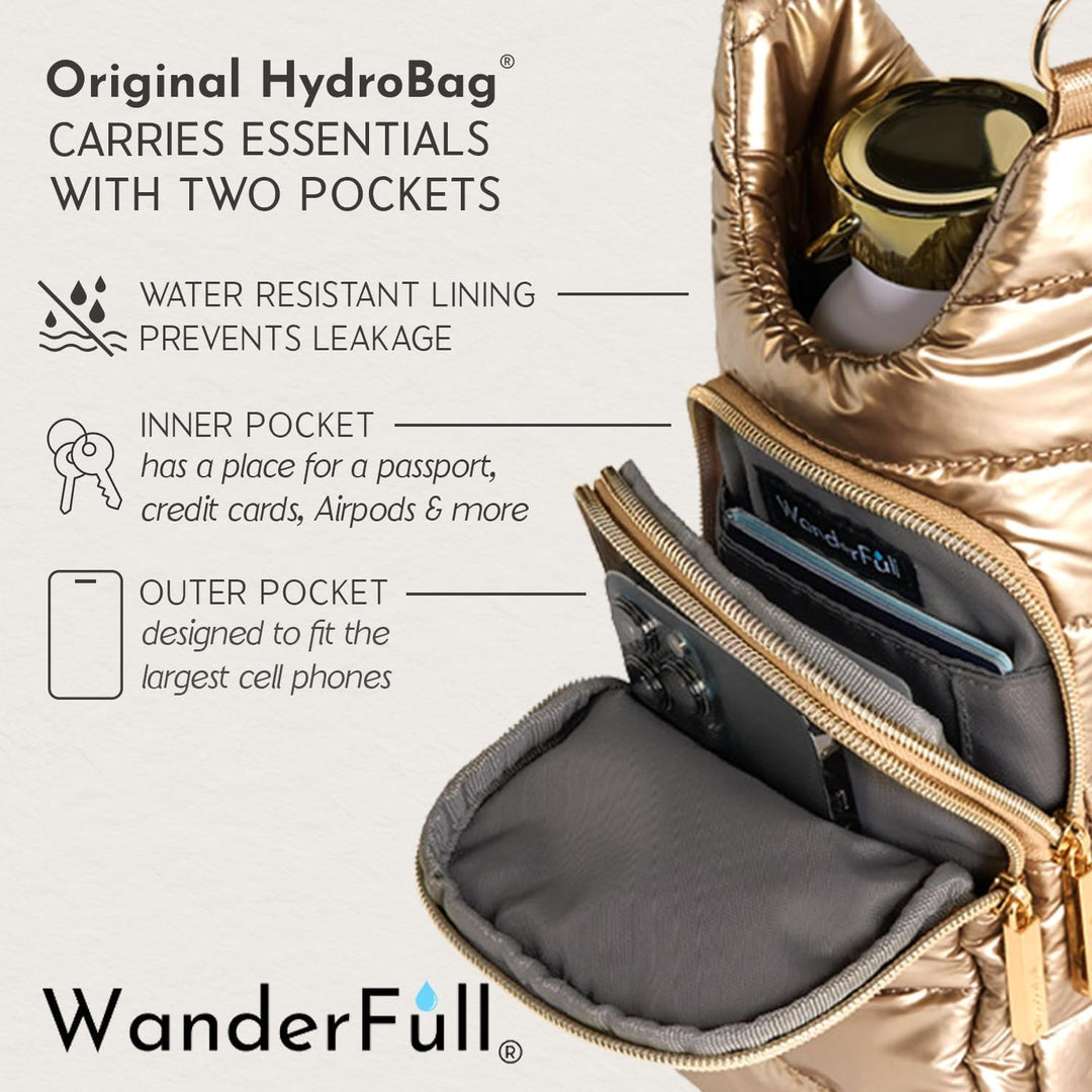 JUNE MARKET: Gold Shiny HydroBag® by Wanderfull (Ships in 2-3 Weeks)