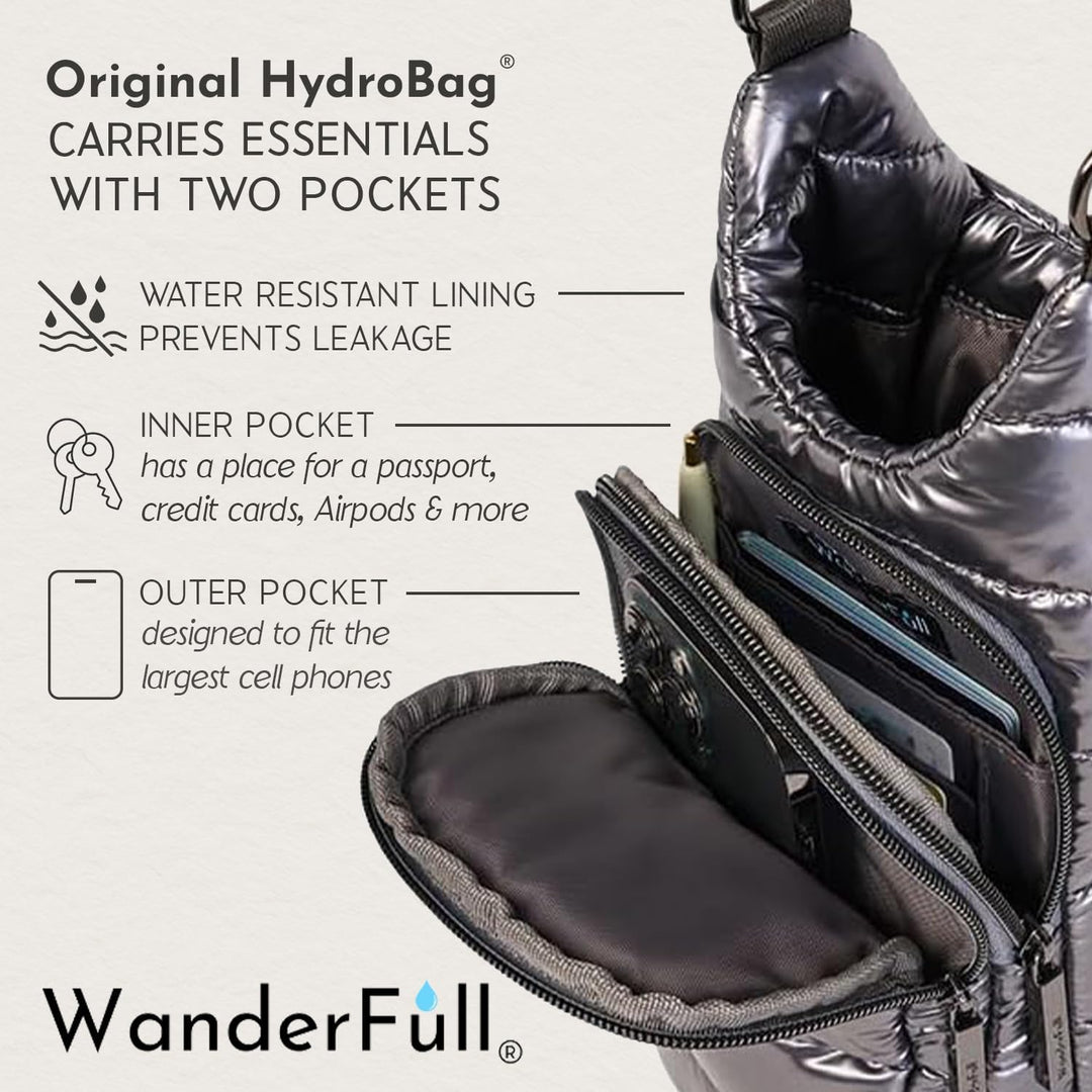 JUNE MARKET: Army Green Shiny HydroBag® with Army Green Solid Strap by Wanderfull (Ships in 2-3 Weeks)