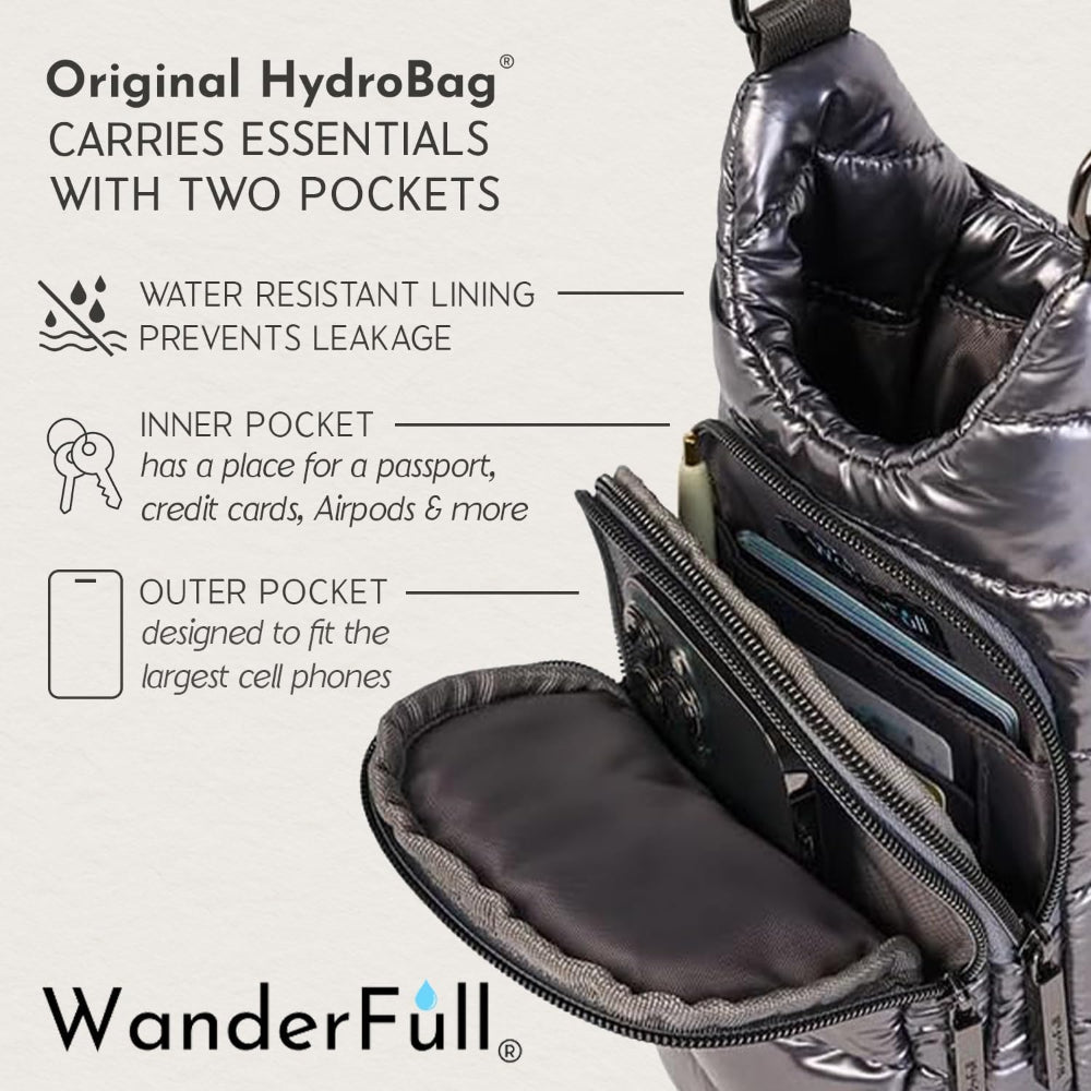 JUNE MARKET: Navy Blue Shiny HydroBag® by Wanderfull (Ships in 2-3 Weeks)
