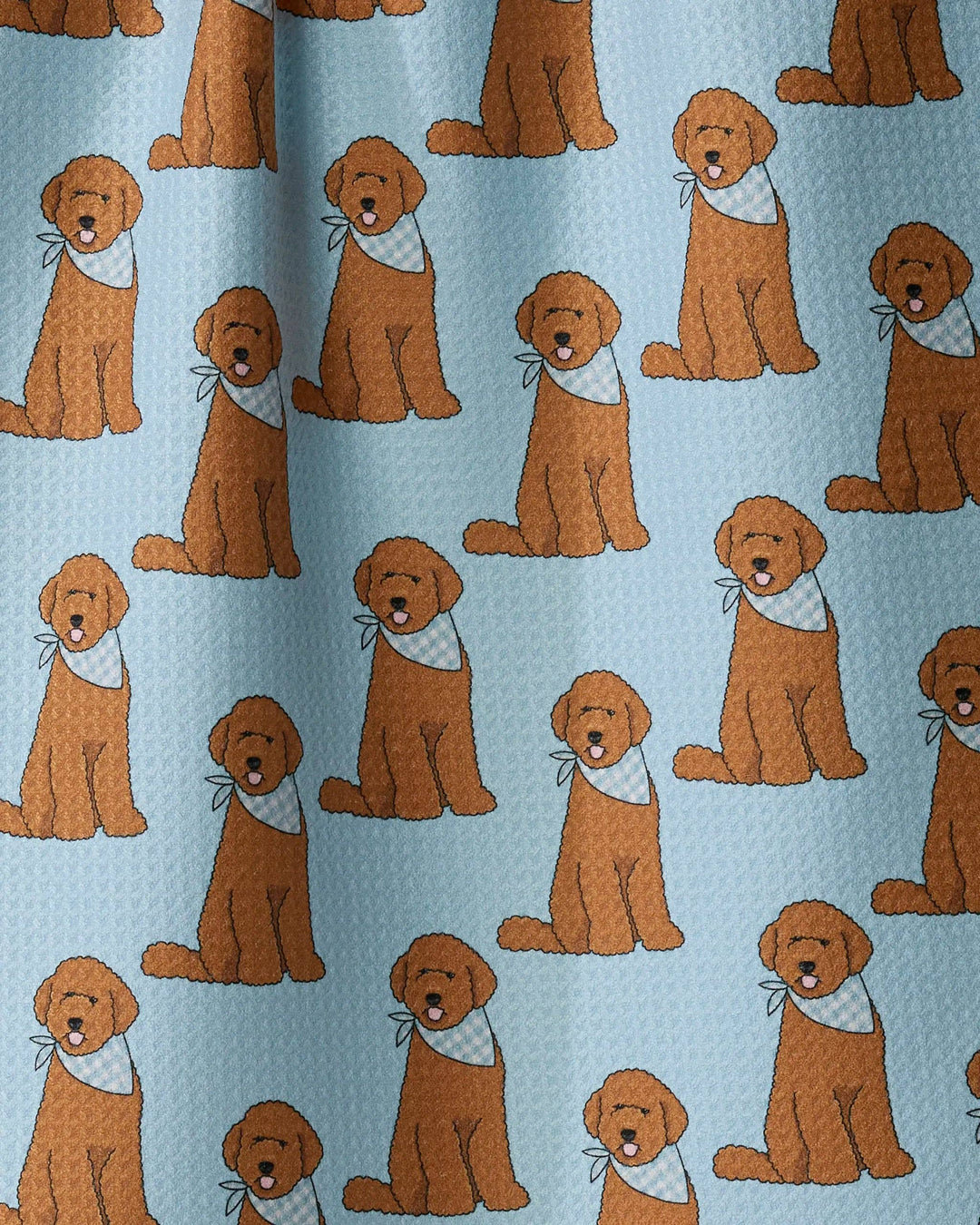 Doodle Days Tea Towel - Powder Blue by Geometry