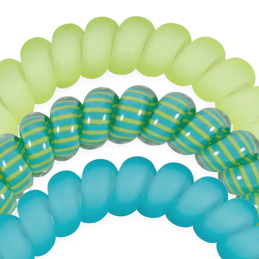 Teleties Hair Tie - Large Band Pack of 3 - Cabana Cutie