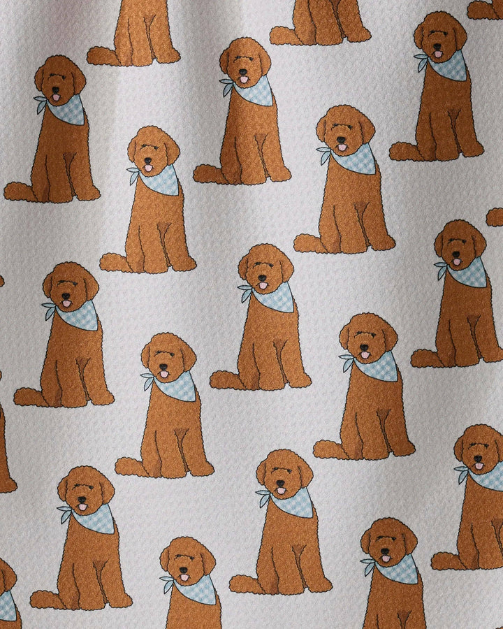 Doodle Days Tea Towel - Vanilla by Geometry