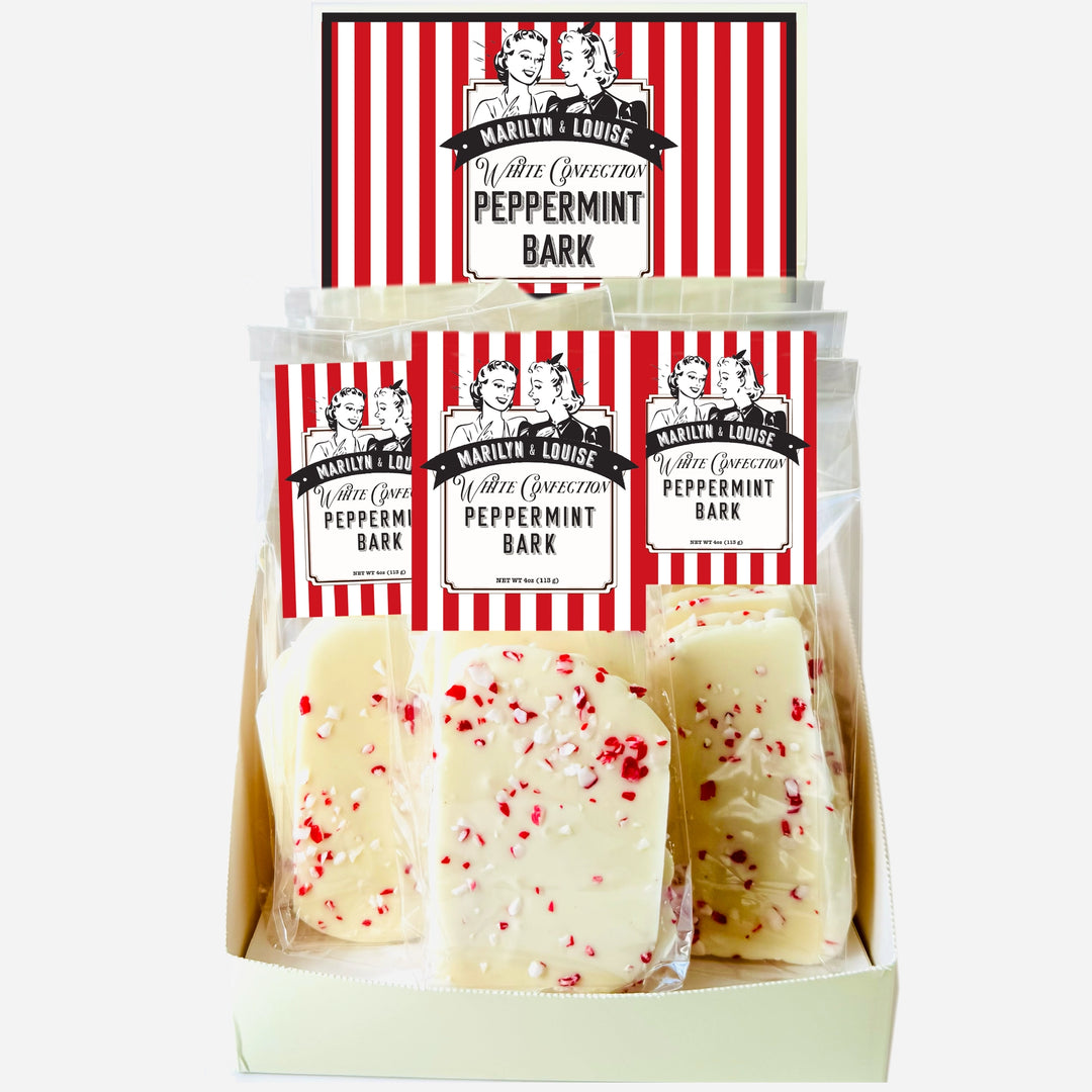 White Chocolate Peppermint Bark by Marilyn &amp; Louise